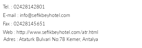 efikbey City Hotel telefon numaralar, faks, e-mail, posta adresi ve iletiim bilgileri